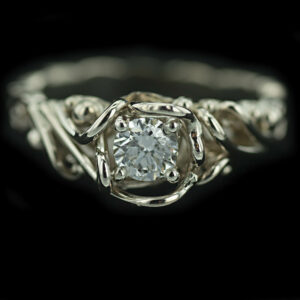 14k White Diamond Ring $2279
